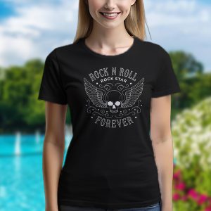 Дамска тениска ROCK N ROLL FOREVER