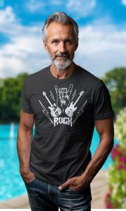 Тениска китара  Let's rock