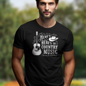 Тениска  country music 1