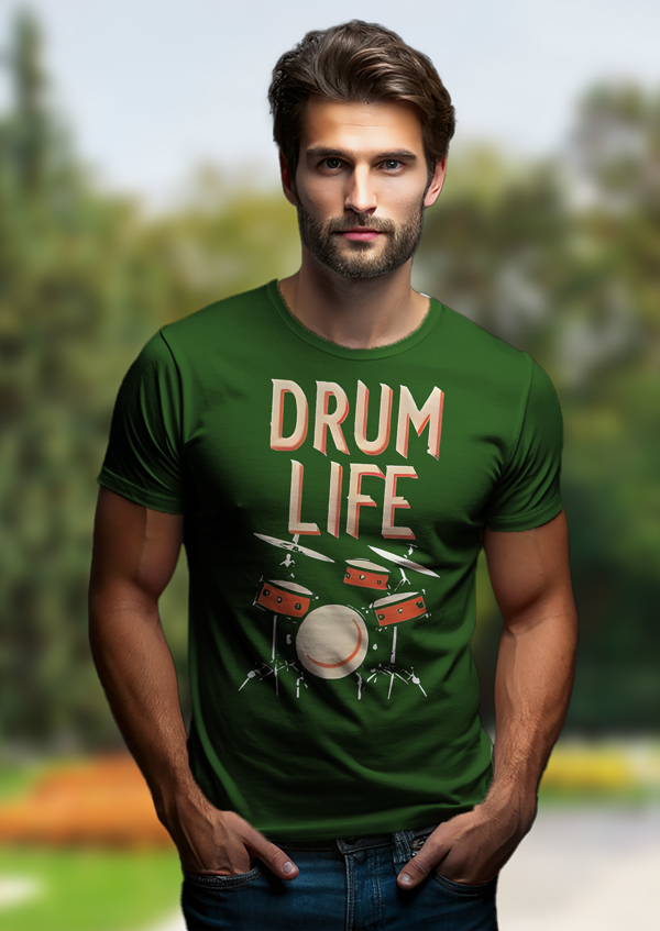 Тениска DRUM LIFE - Image 2