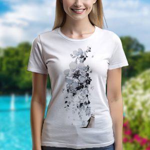 Дамска тениска Цветя