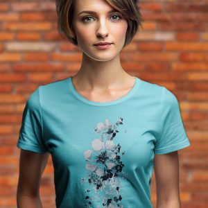 Дамска тениска Цветя