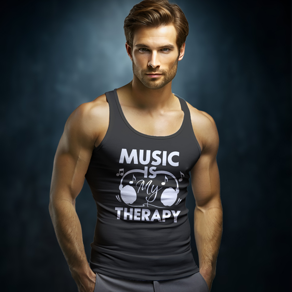 Потник  с  рисунка на музиката е моята терапия