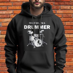 Суичър худи с изображение на барабани