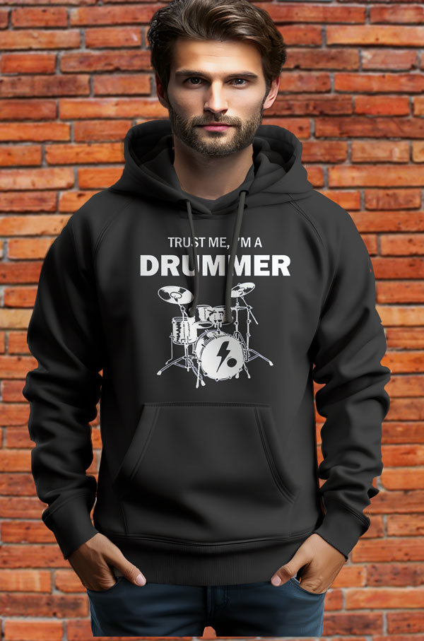 Суичър худи с изображение на барабани - Image 2