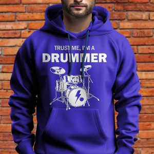 Суичър худи с изображение на барабани