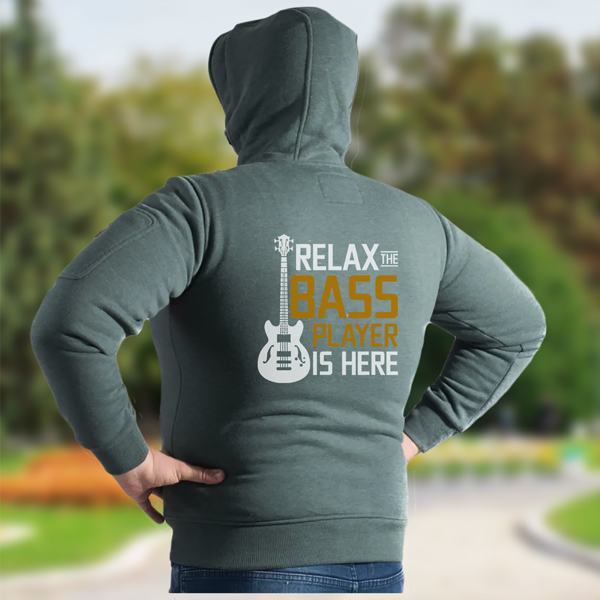 Суичър худи с принт на китара