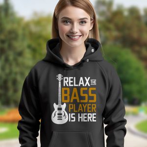 Дамски суичър худи с принт на китара