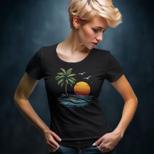 Дамска тениска  Изгрев на тропика
