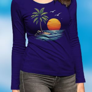 Дамска тениска  Изгрев на тропика