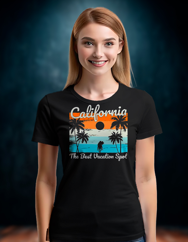 Дамска тениска California