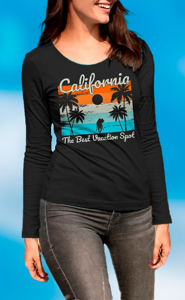 Дамска тениска California - Image 2