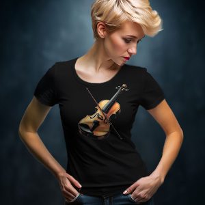 Дамска тениска Цигулка