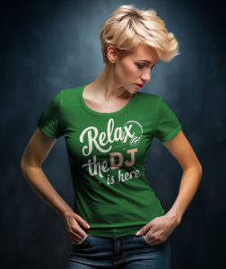 Дамска тениска Relax the DJ