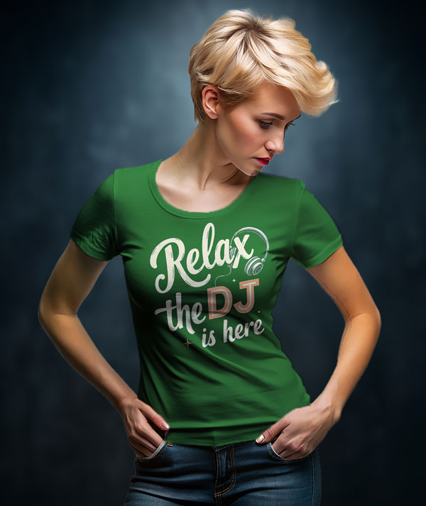 Дамска тениска Relax the DJ
