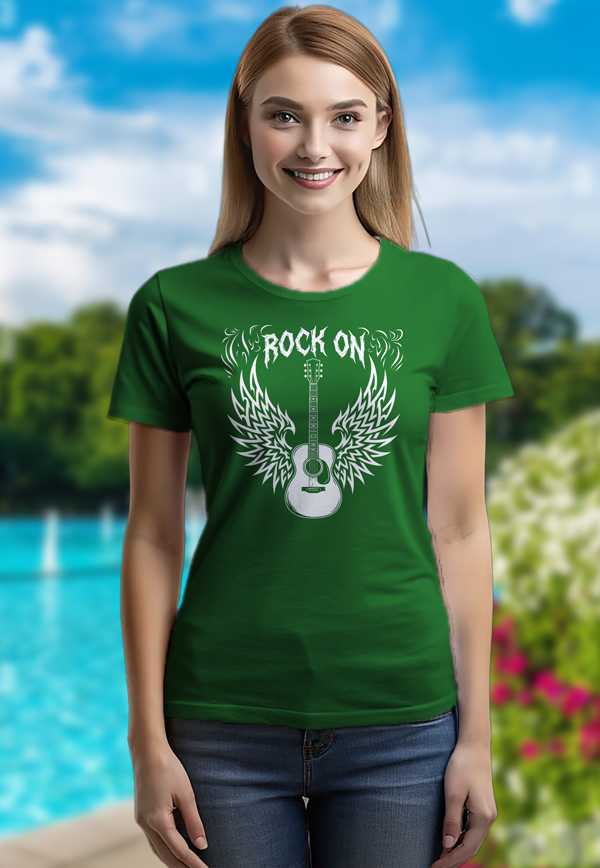 Дамска тениска  ROCK ON