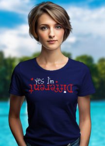 Дамска тениска Yes I'm different