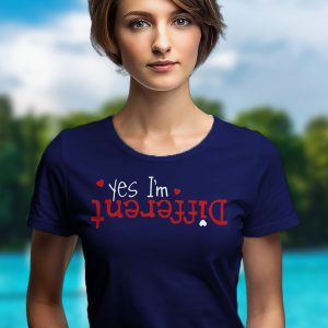 Дамска тениска Yes I’m different