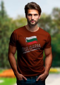 Тениска с изображение на българския флаг