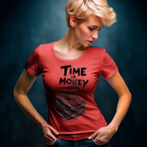 Дамска тениска Time is money
