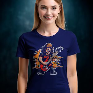 Дамска тениска китарист