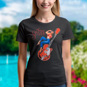 Дамска тениска  Brian Setzer